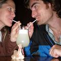 Pisco Sour con llama