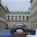 Winter Canal under the Hermitage, Neva beyond
