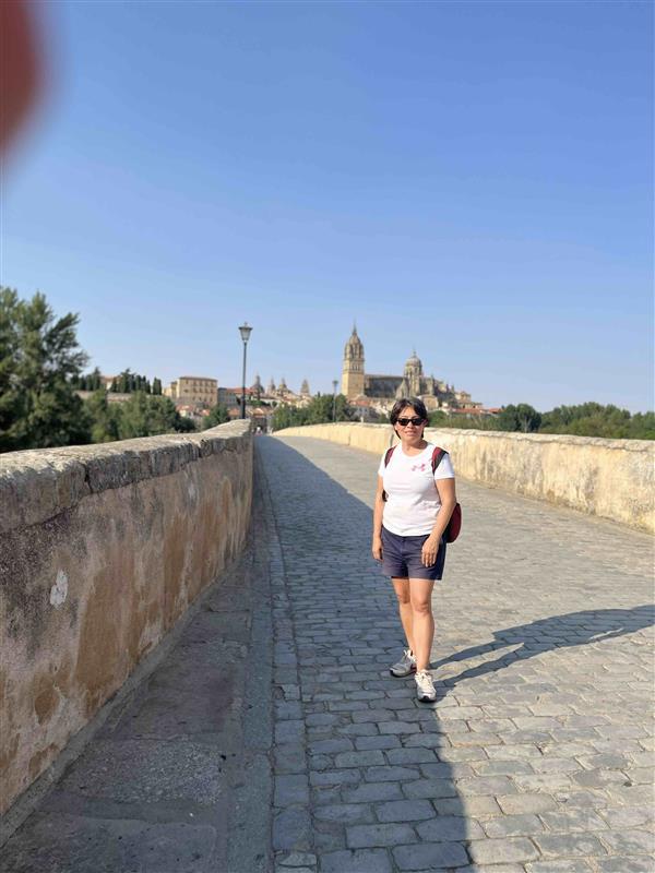 Yo en Salamanca
