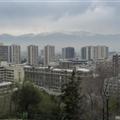 Big mountains, ugly city