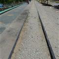 The disused railway into Argentina