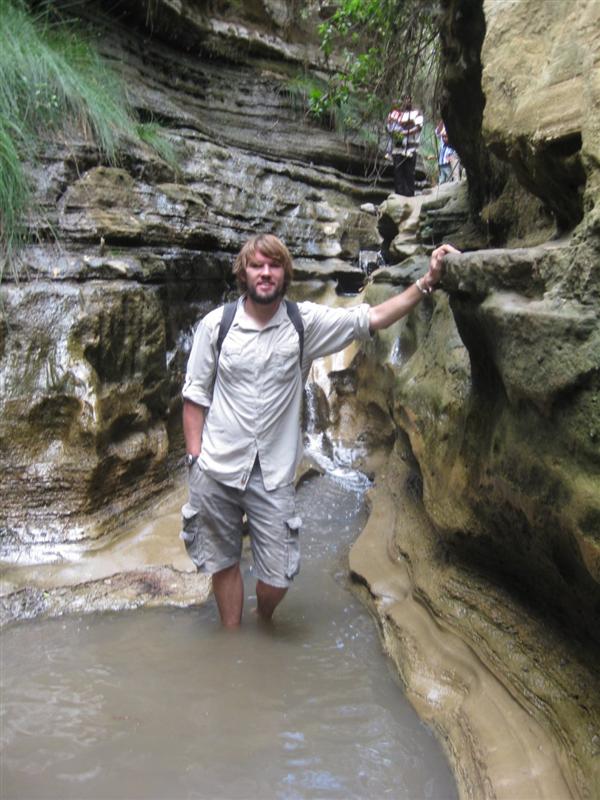Wading down the gorge