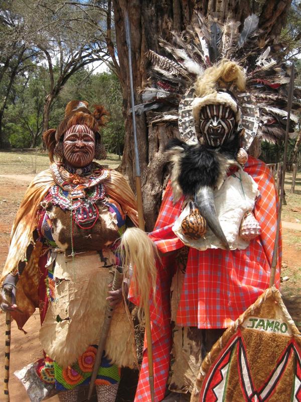 Traditional Kikuyu tribe members