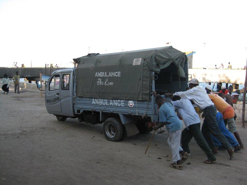 Presenting the Lamu ambulance
