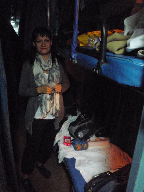 Inidan train sleep compartment  