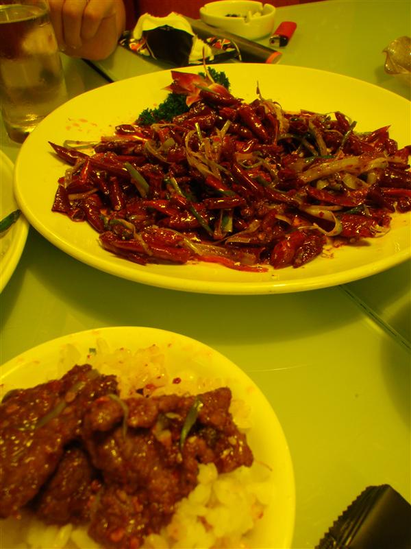Spicy, spicy Szechewan food