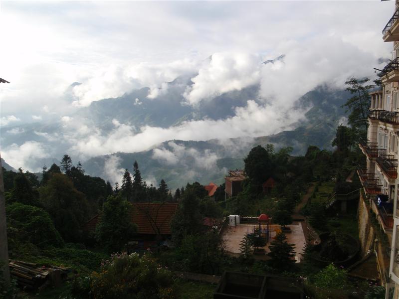 The northern mountains and rice paddies around Sapa