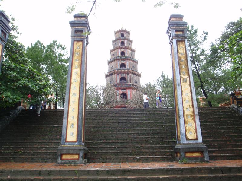 The famous Thien Mu pagoda in Hue