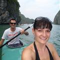 Kayaking on Halong bay