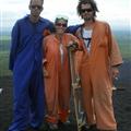 Suited up for Volcano Boarding