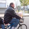 How you get the kid and cake to school at the same time