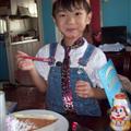 Cake with new chopsticks