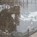 Puddle downtown Harbin, far from our apartment