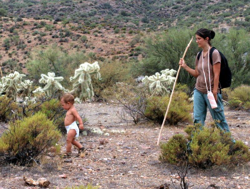Hiking to the Mine