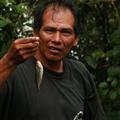 Our guide was fishing for piranhas but got this instead.