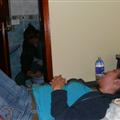 Our cramped room