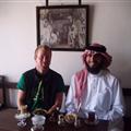 first morning in Bahrain....with Omars Brother...