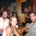 Paul, Helen and Jason at km0 bar in Cusco