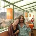 Helen and Jason at breakfast in Cusco