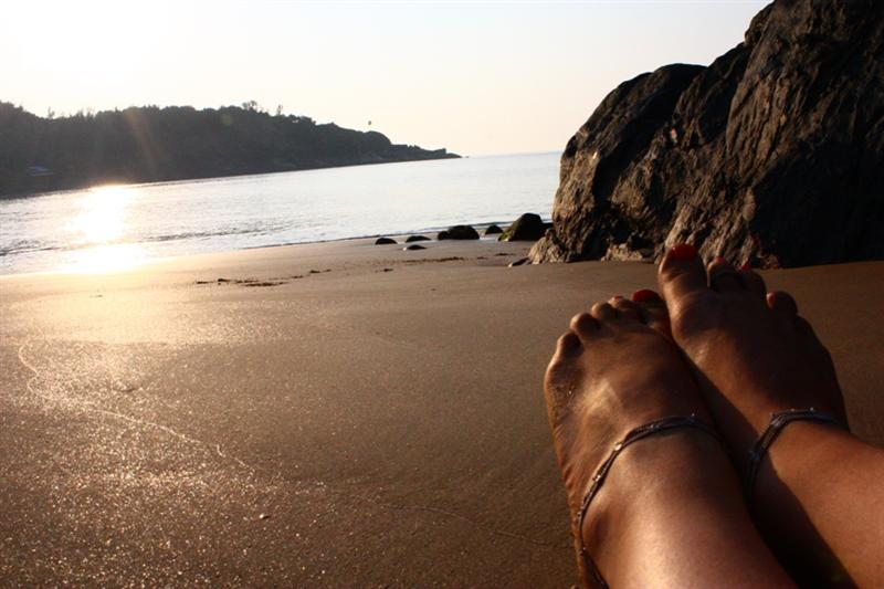 Still mornings at Om Beach
